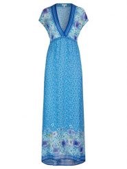 Mint & mia Sukienka w kolorze niebieskim rozmiar: 38. Niebieskie sukienki damskie mint & mia, bez wzorów, z wiskozy, bez ramiączek. Za 298.67 zł.