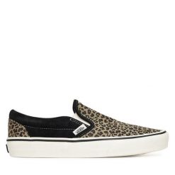 Tenisówki Vans. Czarne trampki damskie Vans, bez wzorów, bez zapięcia. Za 229.99 zł.