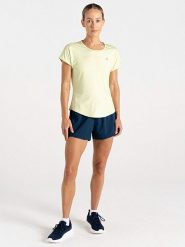 Dare 2b Koszulka sportowa "Chase Tee" w kolorze żółtym rozmiar: 36. Żółte koszulki sportowe damskie Dare 2b, bez wzorów, z materiału, bez ramiączek, outdoorowe. Za 65.85 zł.