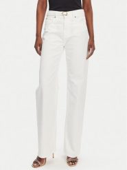 TWINSET Jeansy 251TT2210 Biały Straight Fit. Białe jeansy damskie Twinset. Za 489.99 zł.