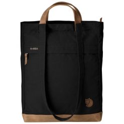 Torba na ramię Fjallraven Totepack No. 2 - black. Czarne torby podróżne Fjällräven, bez wzorów. Za 608.99 zł.