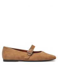 Vagabond Shoemakers Baleriny Jolin 5608-040-28 Brązowy. Brązowe balerinki damskie Vagabond Shoemakers, bez wzorów, ze skóry. Za 359.99 zł.