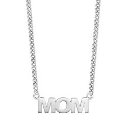 EASTSIDE Łańcuszek MOM Stal nierdzewna Srebrny Naszyjniki 1 ct Damski. Szare naszyjniki damskie Eastside, srebrne. Za 203.99 zł.