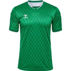 Koszulka Hummel Legend. Zielone bluzki damskie Hummel, bez wzorów, sportowe, bez kołnierzyka, bez ramiączek. Za 247.00 zł.