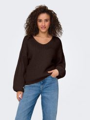 JDY Sweter w kolorze brązowym rozmiar: XS. Brązowe swetry klasyczne damskie JDY, xs, bez kołnierzyka. Za 129.95 zł.