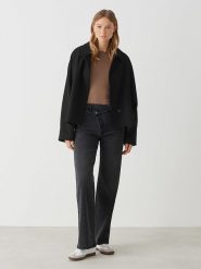 OPUS Dżinsy "Marli" - Slim fit - w kolorze antracytowym rozmiar: 40/L31. Czarne jeansy damskie Opus. Za 140.53 zł.