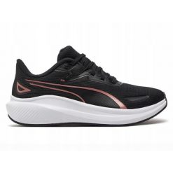 Buty do biegania na co dzień damskie PUMA SKYROCKET LITE dla aktywnych. Czarne obuwie sportowe damskie Puma, bez zapięcia, do biegania. Za 209.99 zł.