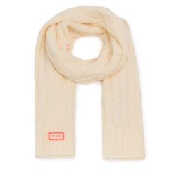 Szalik Guess. Brązowe szaliki damskie Guess, z aplikacjami. Za 269.99 zł.