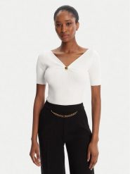 Marciano Guess Sweter 5YGR02 5875Z Biały Regular Fit. Białe swetry klasyczne damskie Marciano Guess, xl, z wiskozy, bez kołnierzyka. Za 364.00 zł.
