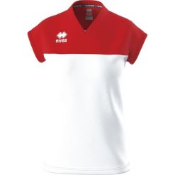 Koszulka damska Errea Bessy. Białe koszulki damskie ERREA, bez wzorów, bez kołnierzyka, bez ramiączek. Za 191.50 zł.