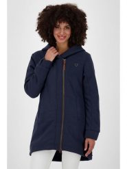 Alife and kickin Kurtka przejściowa "CarlinaAK" w kolorze granatowym rozmiar: M. Niebieskie kurtki damskie Alife and Kickin, m, z aplikacjami, ze skóry, bez kaptura. Za 322.73 zł.