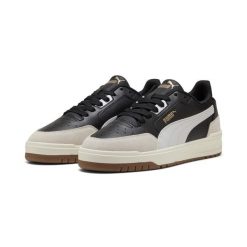 Sneakersy unisex Shuffle Downtown PUMA Black White Vapor Gray. Białe obuwie sportowe damskie Puma, bez zapięcia, trekkingowe. W wyprzedaży za 189.00 zł.