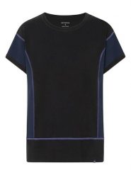 Naturana Koszulka w kolorze czarnym rozmiar: S. Czarne bluzki damskie Naturana, s, bez wzorów, bez kołnierzyka, bez ramiączek. Za 65.99 zł.