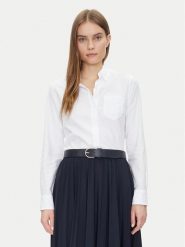 Gap Koszula 886912-02 Biały Regular Fit. Białe koszule damskie GAP, s, bez wzorów, z bawełny, bez kołnierzyka, bez ramiączek. Za 129.99 zł.