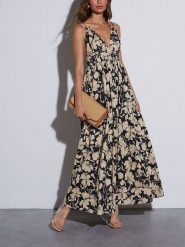 LA Angels Sukienka w kolorze czarno-kremowym rozmiar: S. Czarne sukienki damskie LA Angels, bez wzorów, bez ramiączek. Za 161.34 zł.