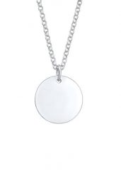 Elli Wisiorek damski Basic Round w srebrze próby 925 Sterling Silver Naszyjniki 1 ct Damski. Szare naszyjniki damskie Elli, srebrne. Za 211.64 zł.