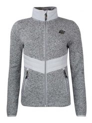 Peak Mountain Kurtka polarowa "Atormi" w kolorze szarym rozmiar: S. Szare kurtki damskie Peak Mountain, s, bez wzorów, z materiału, bez kaptura. Za 173.99 zł.