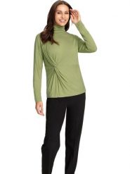 WITT WEIDEN Bluzka w kolorze zielonym rozmiar: 50. Zielone golfy damskie WITT WEIDEN, bez wzorów, bez ramiączek. Za 39.99 zł.