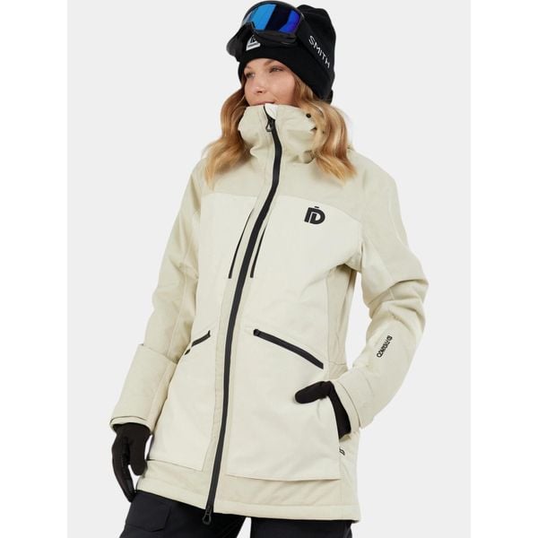 Kurtka Narciarska Damska Fundango Pemberton ECO Allmtn. Białe kurtki damskie FUNDANGO, na zimę, m, bez wzorów, z materiału, bez kaptura. W wyprzedaży za 599.00 zł.