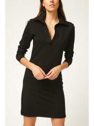 Milan Kiss Sukienka w kolorze czarnym rozmiar: M. Czarne sukienki damskie Milan Kiss, bez wzorów, bez ramiączek. Za 152.99 zł.