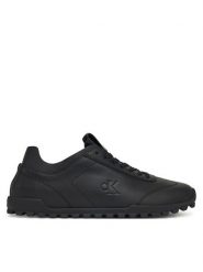 Calvin Klein Sneakersy Low Profile Runner Lth Mg YW0YW02049 Czarny. Czarne obuwie sportowe damskie Calvin Klein, ze skóry, bez zapięcia. Za 399.99 zł.