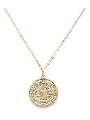 MOODE Naszyjnik "Annabella" z zawieszką - dł. 41 cm rozmiar: onesize. Żółte naszyjniki damskie MOODE, ze stali. Za 87.81 zł.