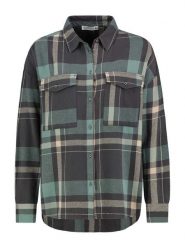 Stitch & Soul Koszula w kolorze zielono-antracytowym rozmiar: L. Czarne koszule damskie Stitch & Soul, l, bez wzorów, z bawełny, bez kołnierzyka, bez ramiączek. Za 86.99 zł.