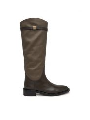 Coccinelle Oficerki Pansy Waxed E4 V63 43 01 01 Khaki. Brązowe kozaki damskie Coccinelle, ze skóry, bez obcasa, na płaskiej podeszwie, bez zapięcia. Za 1,549.00 zł.