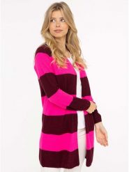 Zwillingsherz Kardigan w kolorze różowo-bordowym rozmiar: L. Czerwone kardigany damskie Zwillingsherz, l, bez wzorów, z kaszmiru. Za 459.04 zł.