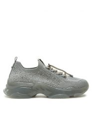 Steve Madden Sneakersy Meter SM19000085 Srebrny. Szare obuwie sportowe damskie Steve Madden, z materiału, bez zapięcia. Za 319.99 zł.