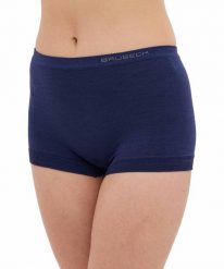 Bokserki damskie classic z wełną Brubeck COMFORT MERINO. Brązowe bokserki damskie Brubeck, bez wzorów, z dzianiny. Za 61.99 zł.