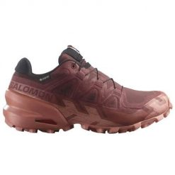 Buty do biegania damskie Salomon Speedcross 6 Gtx Gore-tex. Czerwone obuwie sportowe damskie Salomon, z gore-texu, bez zapięcia, do biegania, salomon speedcross. Za 729.00 zł.