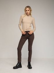 Tantra Dżinsy - Skinny fit - w kolorze brązowym rozmiar: S. Brązowe jeansy damskie Tantra. Za 96.14 zł.