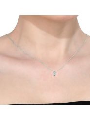 Diamant Vendôme Złoty naszyjnik z diamentami - dł. 40 cm rozmiar: onesize. Szare naszyjniki damskie Diamant Vendöme, z diamentem, srebrne. Za 717.99 zł.