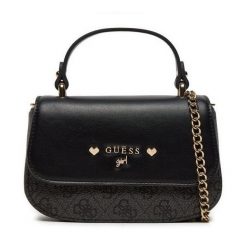 Torebka Guess. Czarne torebki klasyczne damskie Guess, bez dodatków. Za 259.99 zł.