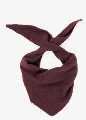 Chusta trójkątna. Czerwone chusty damskie bonprix, bez wzorów. Za 49.99 zł.