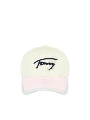 Tommy Jeans Czapka | AW0AW14605LXW | Kobieta | Zielony, Różowy. Czerwone czapki z daszkiem damskie Tommy Jeans, bez wzorów, z jeansu. W wyprzedaży za 149.00 zł.