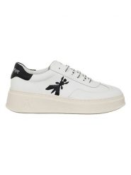 Patrizia Pepe Skórzane sneakersy w kolorze białym rozmiar: 40. Brązowe obuwie sportowe damskie Patrizia Pepe, bez zapięcia. Za 499.95 zł.
