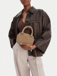 GINO ROSSI Torebka EO-LA224-19318 Beżowy. Brązowe kuferki damskie Gino Rossi, bez wzorów, ze skóry, bez dodatków. Za 279.99 zł.