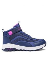 Skechers Sneakersy Fuse Tread Wild Adventure 302948L/NVY Granatowy. Niebieskie buty sportowe dziewczęce Skechers, bez wzorów, z materiału, bez zapięcia. Za 219.99 zł.