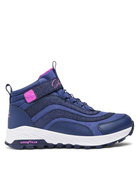 Skechers Sneakersy Fuse Tread Wild Adventure 302948L/NVY Granatowy. Niebieskie buty sportowe dziewczęce Skechers, bez wzorów, z materiału, bez zapięcia. Za 199.99 zł.