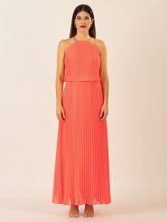 APART Sukienka w kolorze koralowym rozmiar: 44. Czerwone sukienki damskie Apart, bez wzorów, bez ramiączek. Za 240.99 zł.