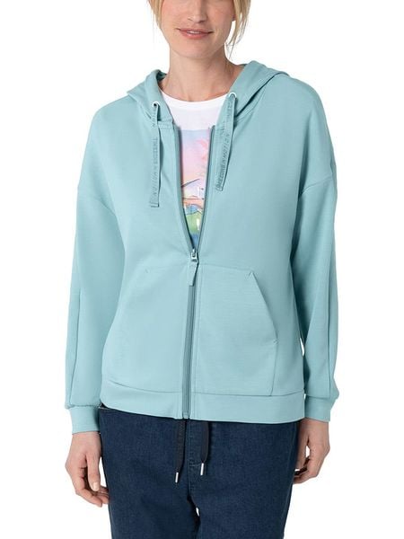Timezone Bluza w kolorze błękitnym rozmiar: XS. Niebieskie bluzy damskie Timezone, xs, bez wzorów, bez kaptura. Za 84.21 zł.