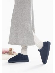 Gooce Skórzane botki zimowe "Jackie" w kolorze granatowym rozmiar: 39. Niebieskie botki damskie Gooce, na zimę, ze skóry, bez obcasa, bez zapięcia. Za 173.99 zł.