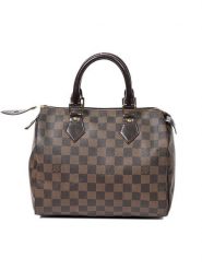Louis Vuitton Torebka w kolorze brązowo-jasnobrązowym - 25 x 19 x 14 cm rozmiar: onesize. Brązowe torebki klasyczne damskie Louis Vuitton, z materiału, bez dodatków. Za 4,950.99 zł.