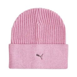 Czapka Puma Metal Cat Beanie. Czerwone czapki damskie Puma, na jesień, bez wzorów, z materiału. Za 79.00 zł.