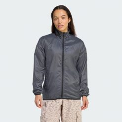 Kurtka Terrex Multi CLIMA365 Windweave. Białe kurtki damskie Adidas, xl, bez wzorów, z materiału, bez kaptura. Za 439.00 zł.