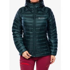 Kurtka puchowa damska Montane Anti-Freeze Hoodie. Zielone kurtki damskie Montane, xs, bez wzorów, z puchu, bez kaptura. Za 917.99 zł.