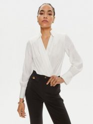 Elisabetta Franchi Body CB-007-46E2 Biały Regular Fit. Białe body i gorsety Elisabetta Franchi, bez wzorów, z wiskozy. Za 1,329.00 zł.