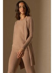 Perfect Cashmere Kaszmirowy kardigan w kolorze beżowym rozmiar: L. Brązowe kardigany damskie Perfect Cashmere, l, bez wzorów, z kaszmiru. Za 478.99 zł.